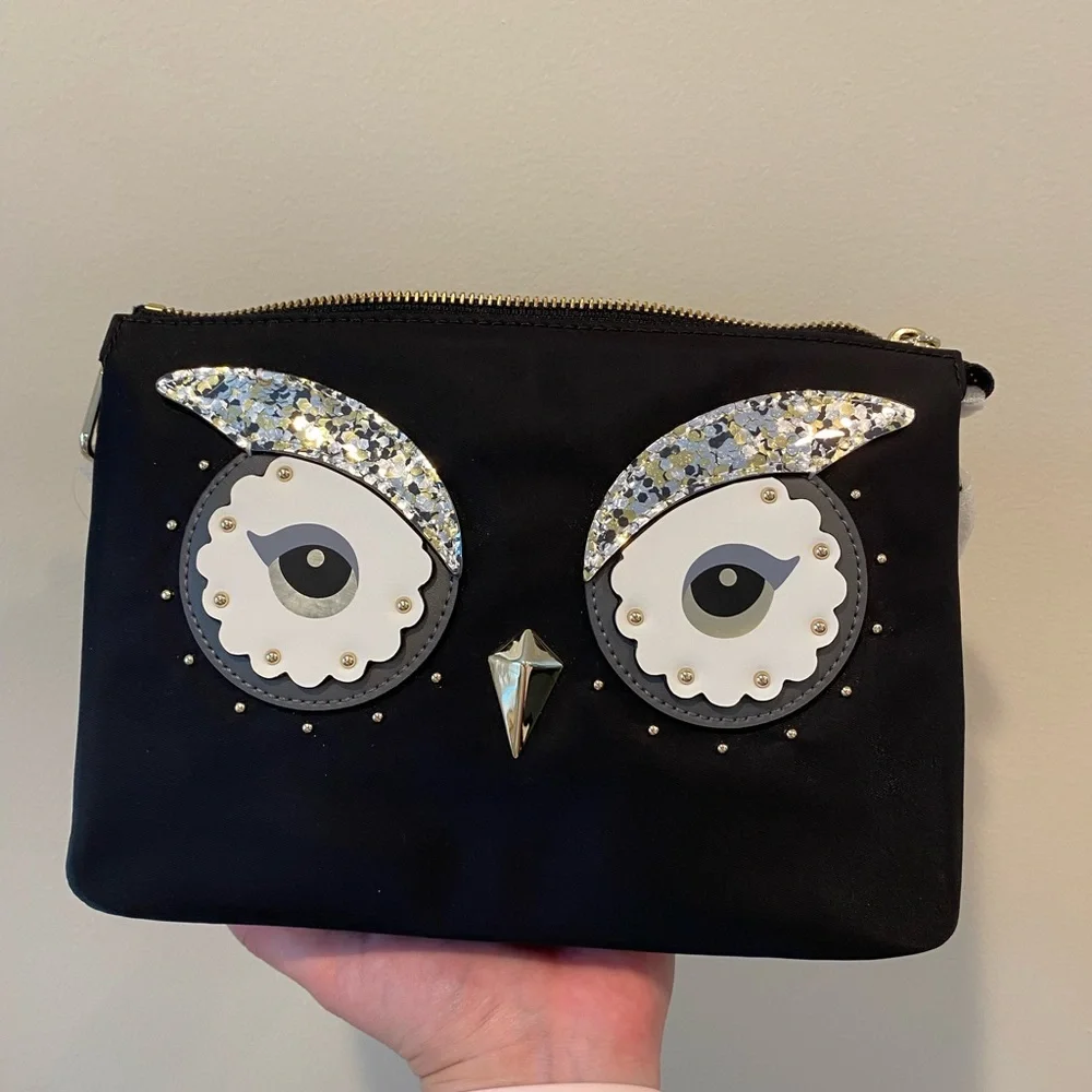 NEW Kate Spade Owl Shoulder Bag with Crossbody Strap
